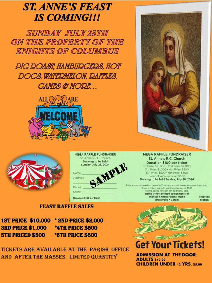 Annual Feast of St Anne